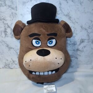 Five Nights At Freddys 16"  Fazbear Head Face Plush Pillow - FNAF